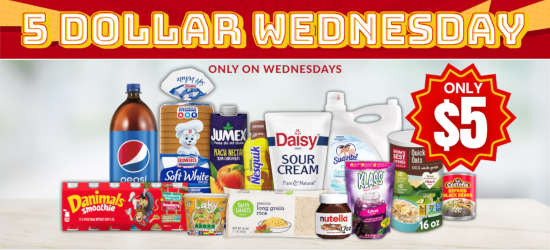 5 Dollar Wednesday